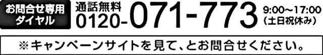 お問合せ専用ダイヤル